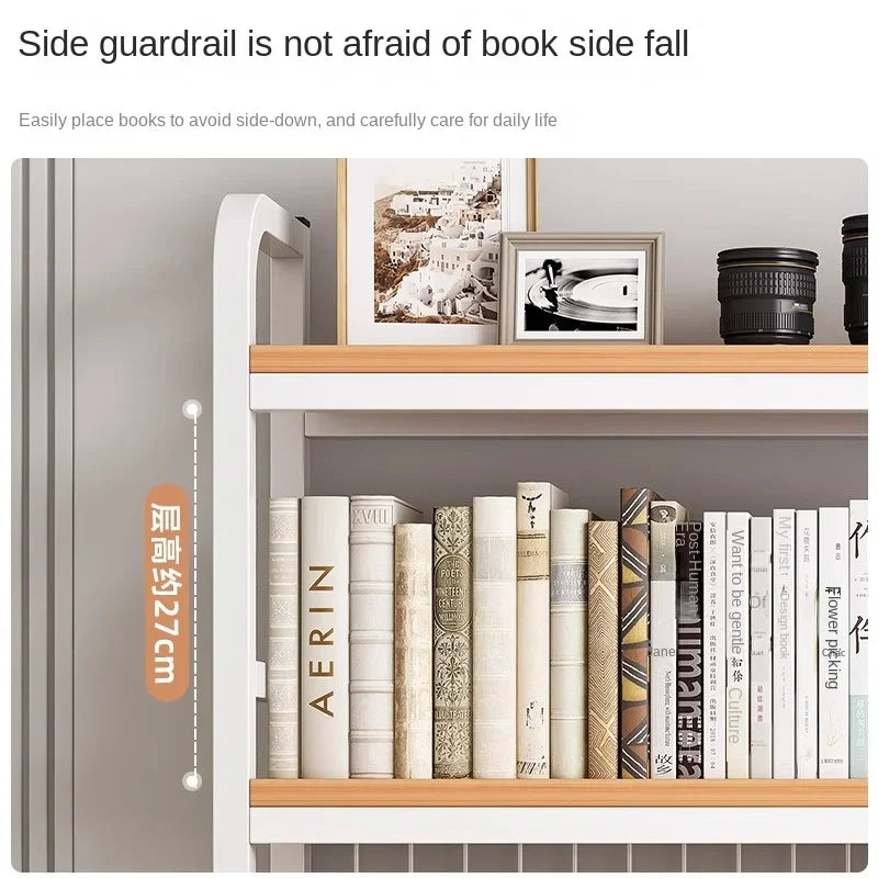 Hole Board Bookshelf, Desk, Computer Desk, Integrated Office, Storage Shelf, Home Simple, Office Simple, Double-Layered