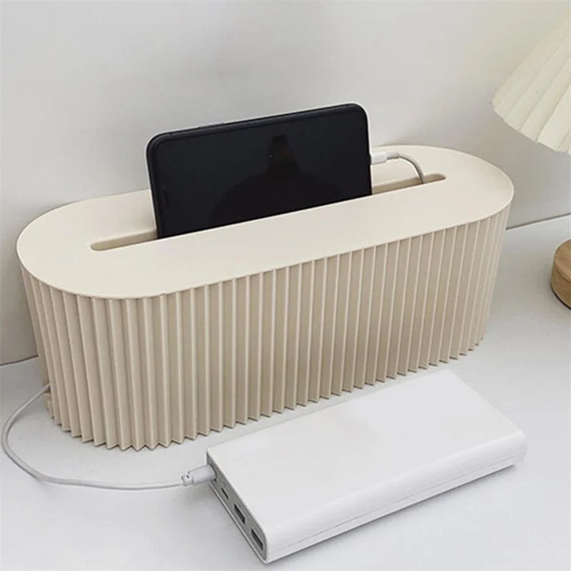 Nordic Plug Board Storage Box Cable Wire Organizer Case Wireless Wifi Router Bracelet Desktop Data Line Plug Holder Shelf