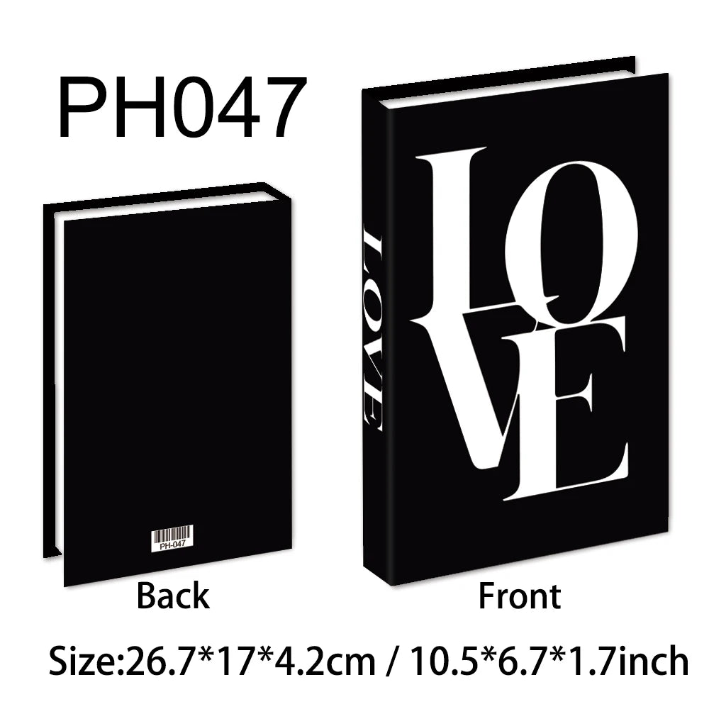 New Fashion Fake Books for Decoration Box Storage Luxury Decorative Book Coffee Table Bedroom Bookends Shooting Props Home Decor