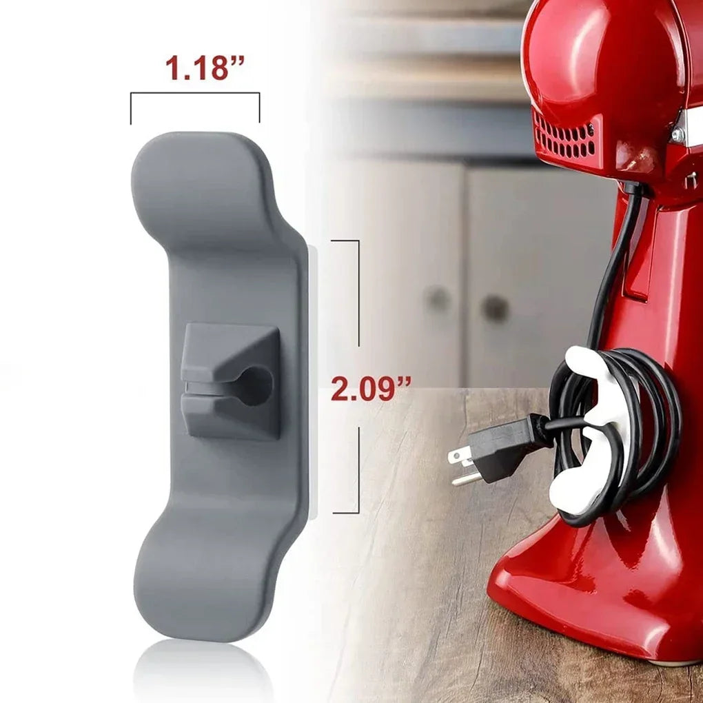 4Pcs Cord Storage Cable Wrap Attachment Compatible with for Kitchenaid Stand Mixer as Kitchen Aid Cable Organizer