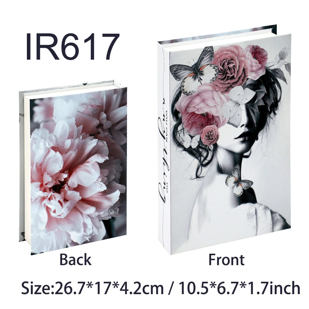 New Fashion Fake Books for Decoration Box Storage Luxury Decorative Book Coffee Table Bedroom Bookends Shooting Props Home Decor