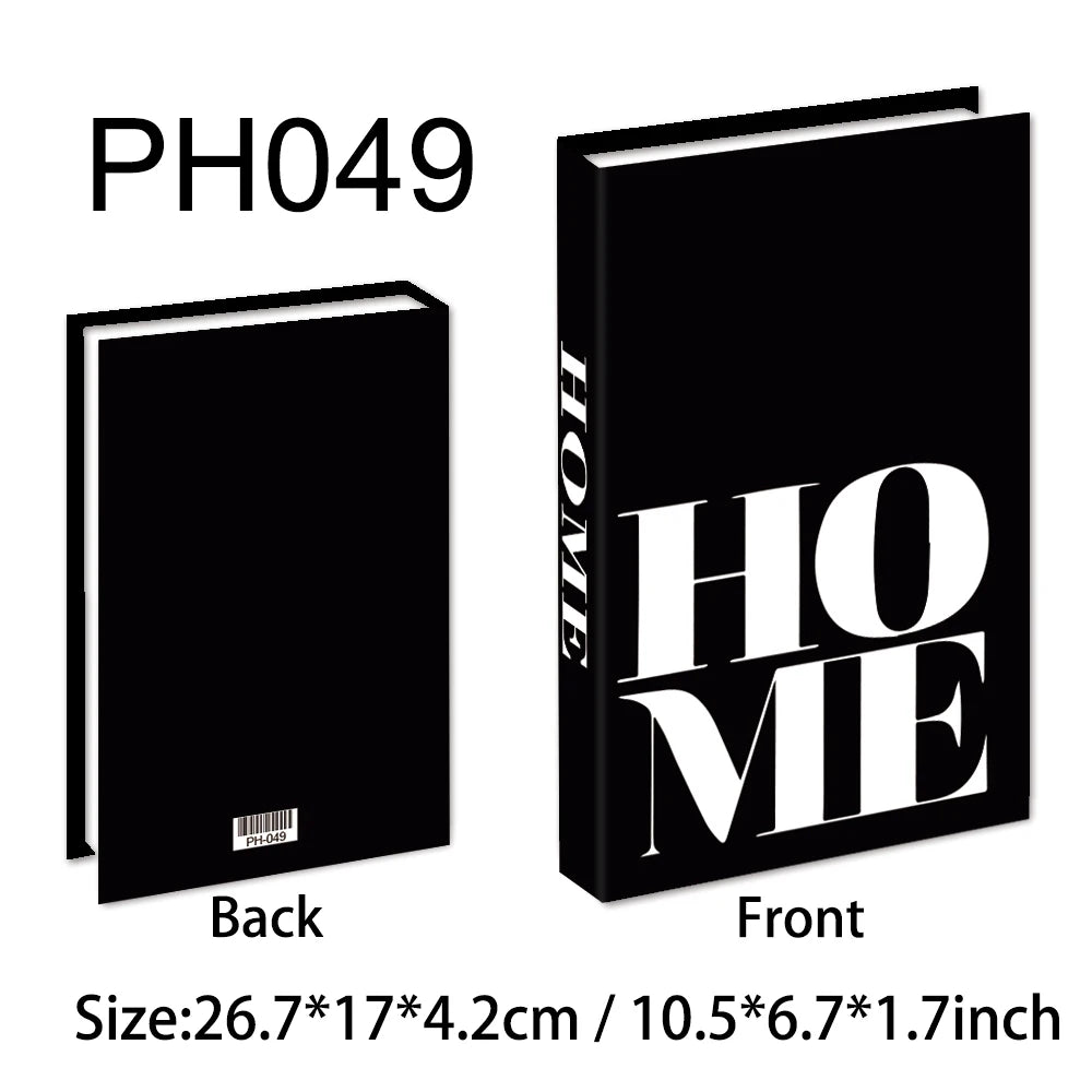 New Fashion Fake Books for Decoration Box Storage Luxury Decorative Book Coffee Table Bedroom Bookends Shooting Props Home Decor