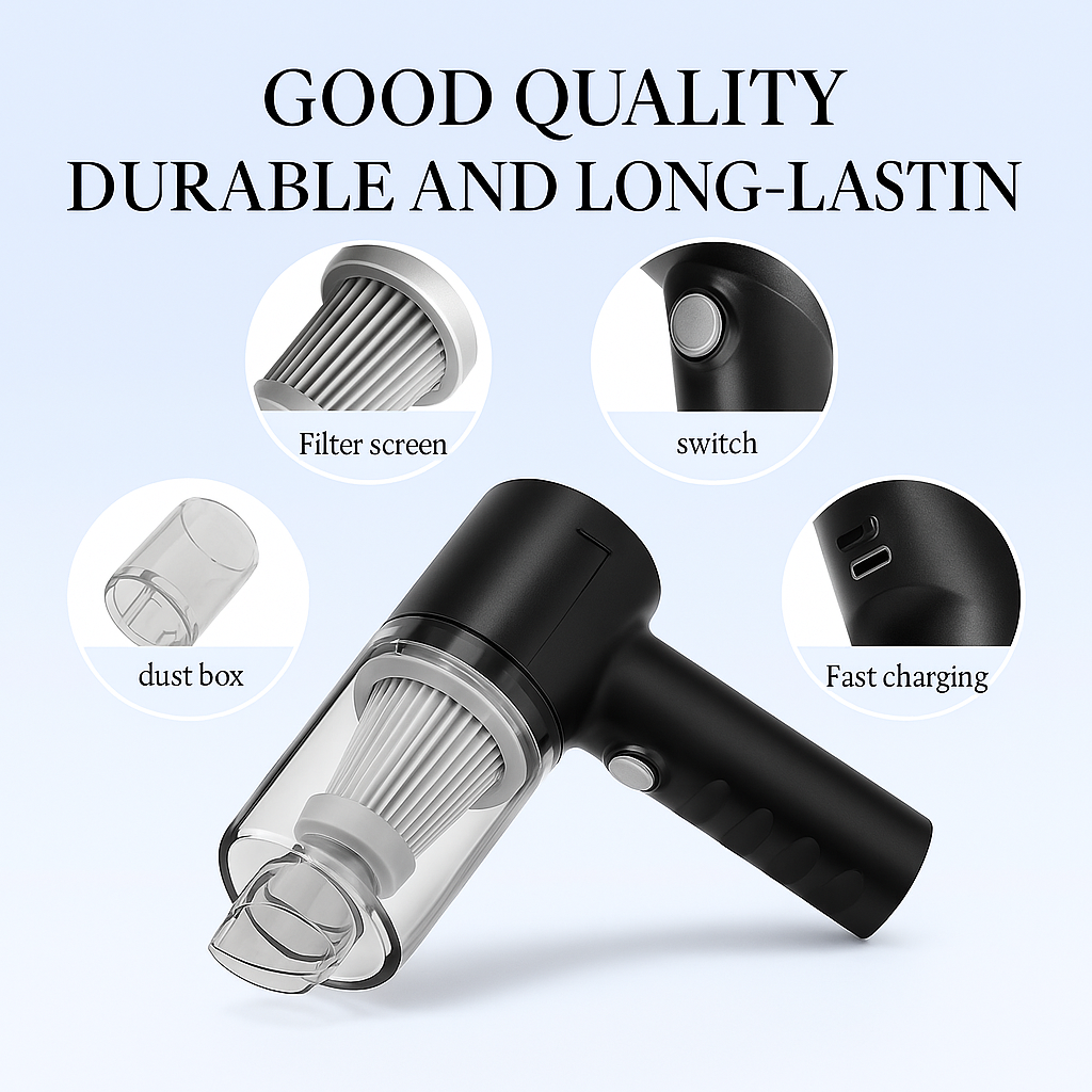 DustAway Pro Cordless Car Vacuum