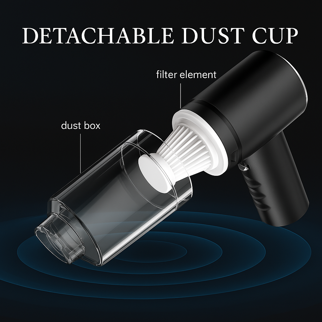 DustAway Pro Cordless Car Vacuum